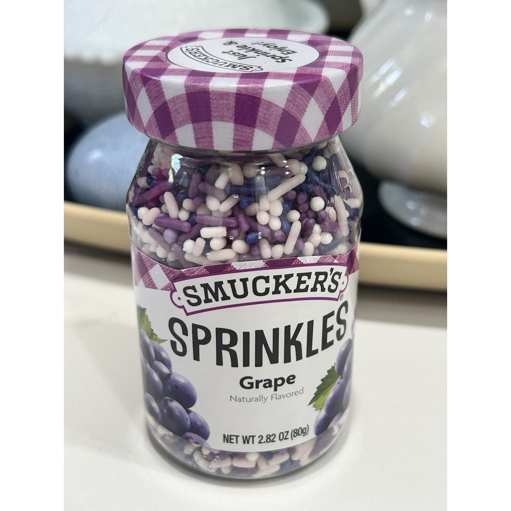 NEW Smuckers‎ Grape Jam Sprinkles 2.82 oz